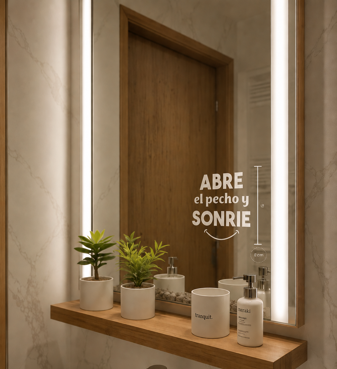 ABRE el pecho y SONRÍE