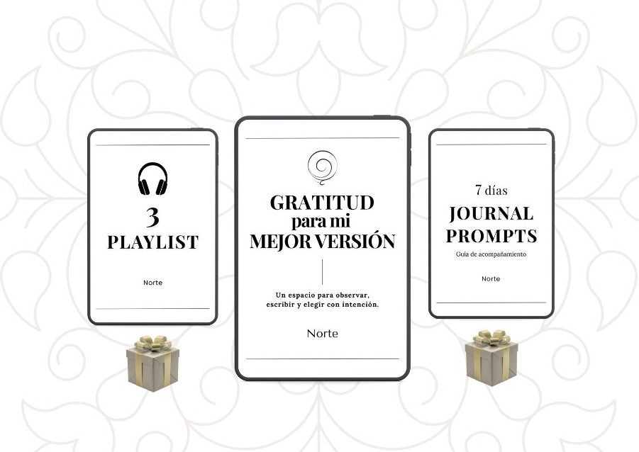 Diario Gratitud para mi mejor versión + 2 regalos🎁