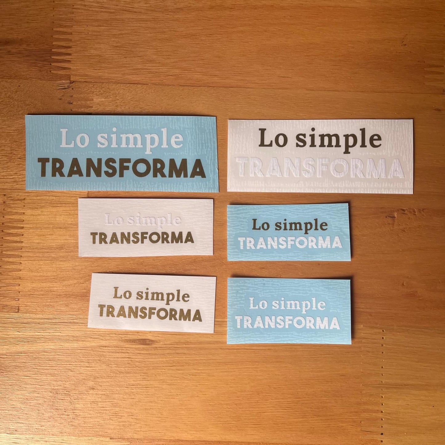Lo simple TRANSFORMA