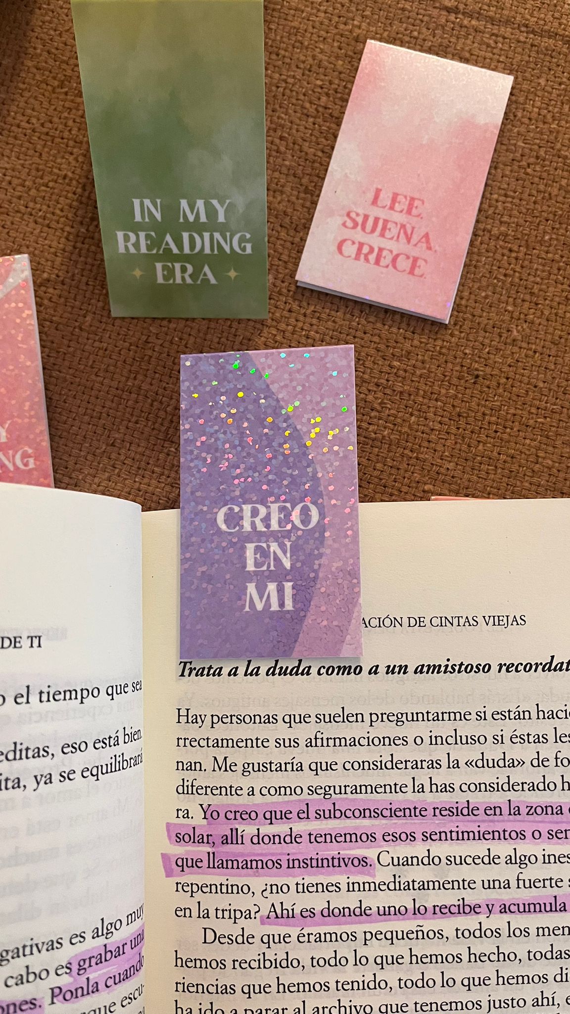Marcador de libro magnético