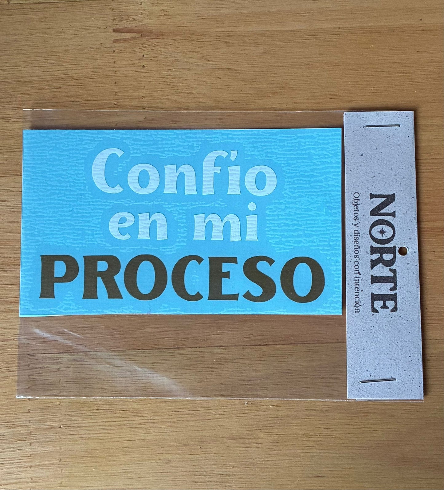 Confío en mi proceso